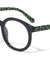 Polka Dots Temple Print Clear Lens Eyewear