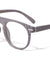 Wood Pattern Plastic Fashion Retro Clear Lens Eyewear