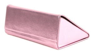 Metallic Print Triangle Folding Sunglasses Case Wholesale