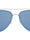 Silver Frame Blue Lens Aviators Wholesale Sunglasses