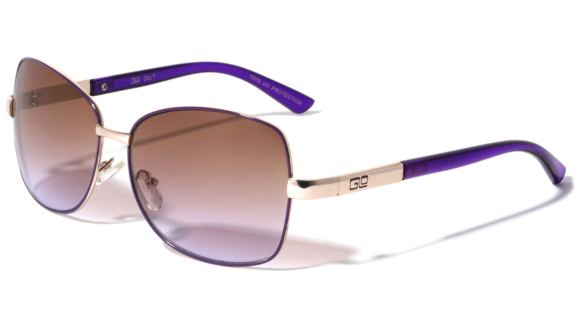 GLO Butterfly Oceanic Color Lens Wholesale Bulk Sunglasses