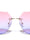 GLO Edge Cut Rimless Butterfly Wholesale Sunglasses