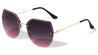 GLO Rimless Edge Cut Butterfly Wholesale Sunglasses