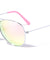 Kids Aviators Color Mirror Lens Sunglasses Wholesale