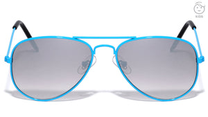Kids Aviators Color Frame Wholesale Bulk Sunglasses
