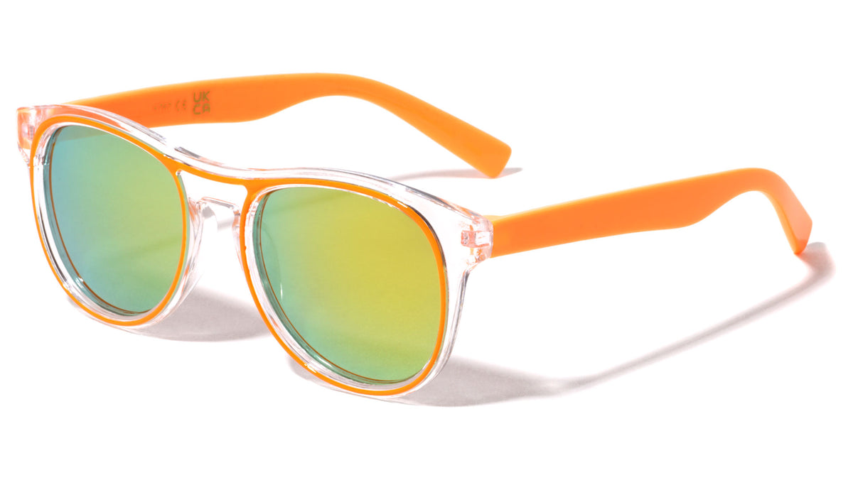Kids Neon Crystal Frame Classic Wholesale Sunglasses