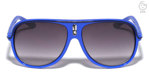 Kids Three Stripe Temple Aviators Wholesale Sunglasses