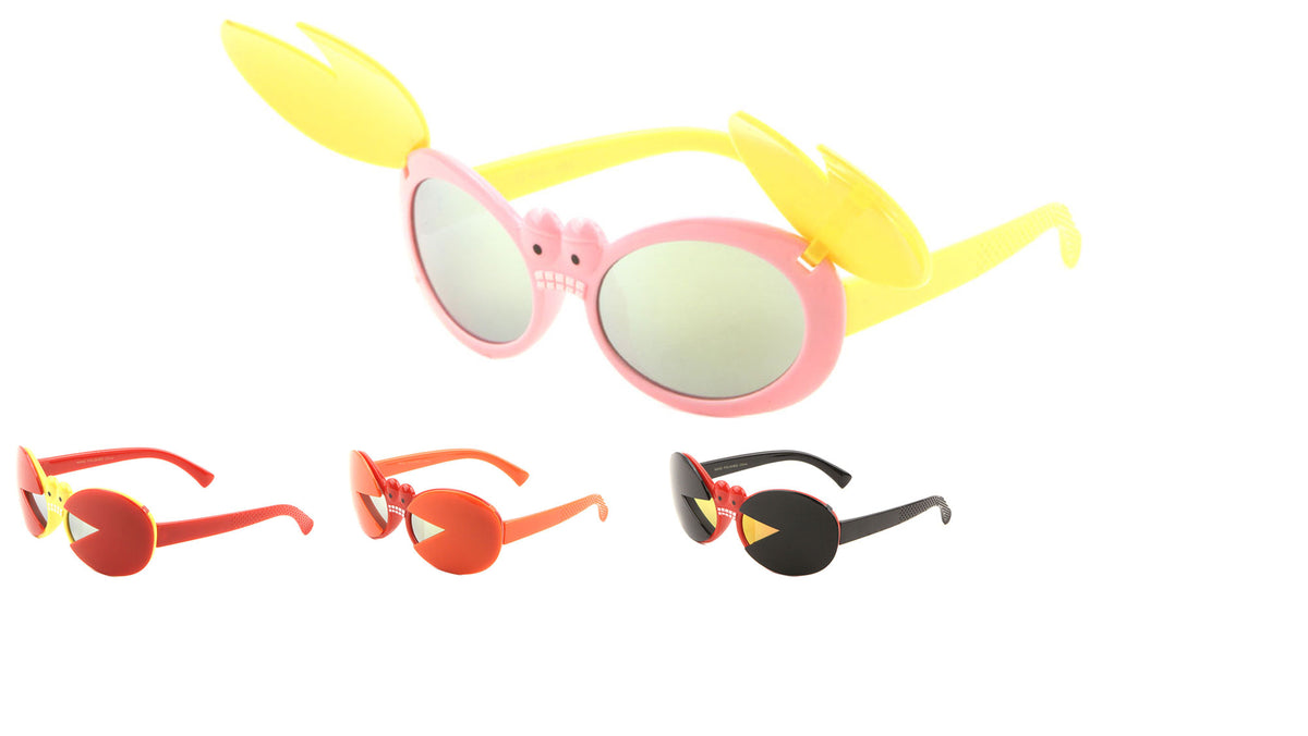 Kids' Crab Fashion Wholesale Sunglasses