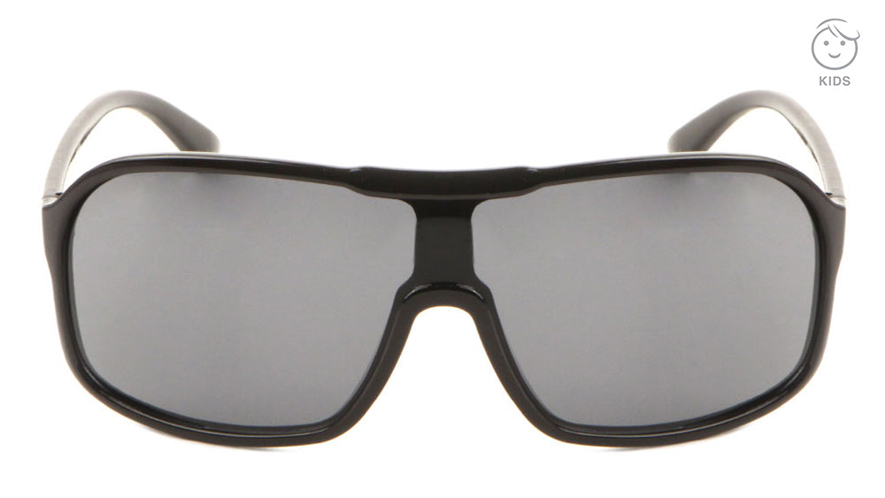 K808 Kids Solid One Piece Lens Fashion Wholesale Sunglasses