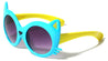 Kids Shape Cat Face Round Lens Wholesale Sunglasses