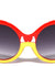 Kids Shape Horns Monster Round Wholesale Sunglasses