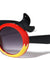 Kids Shape Horns Monster Round Wholesale Sunglasses