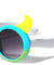 Kids Shape Horns Monster Round Wholesale Sunglasses