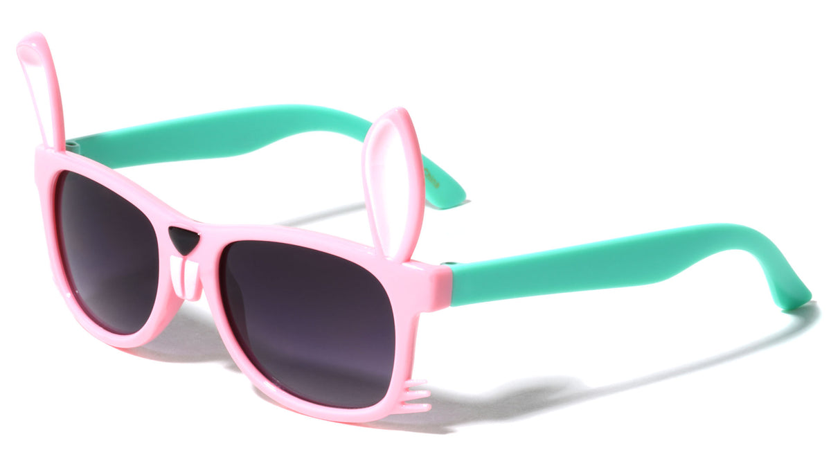 Kids Shape Rabbit Face Wholesale Sunglasses