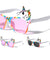 Kids Shape Classic Rainbow Unicorn Bulk Wholesale Sunglasses