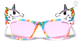 Kids Shape Classic Rainbow Unicorn Bulk Wholesale Sunglasses