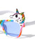 Kids Shape Classic Rainbow Unicorn Bulk Wholesale Sunglasses