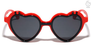 Kids Flip Up Heart Shaped Wholesale Sunglasses