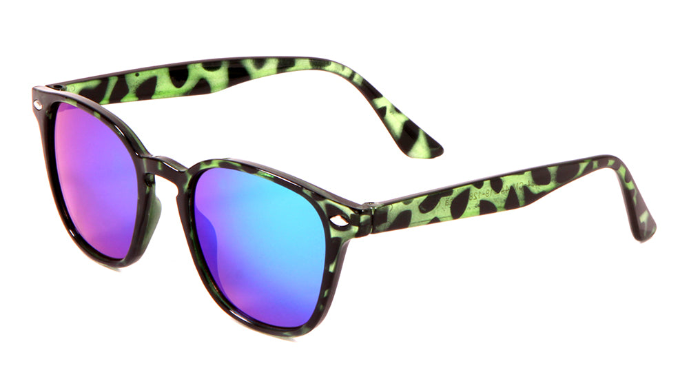 Kids Classic Demi Color Mirror Sunglasses Wholesale