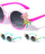 Kids Glitter Round Unicorn Sunglasses Wholesale