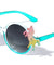 Kids Glitter Round Unicorn Sunglasses Wholesale