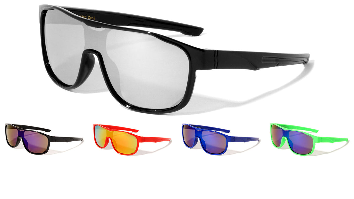 Kids Sports Shield Wholesale Sunglasses