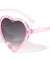 Kids Heart Glitter Wholesale Sunglasses