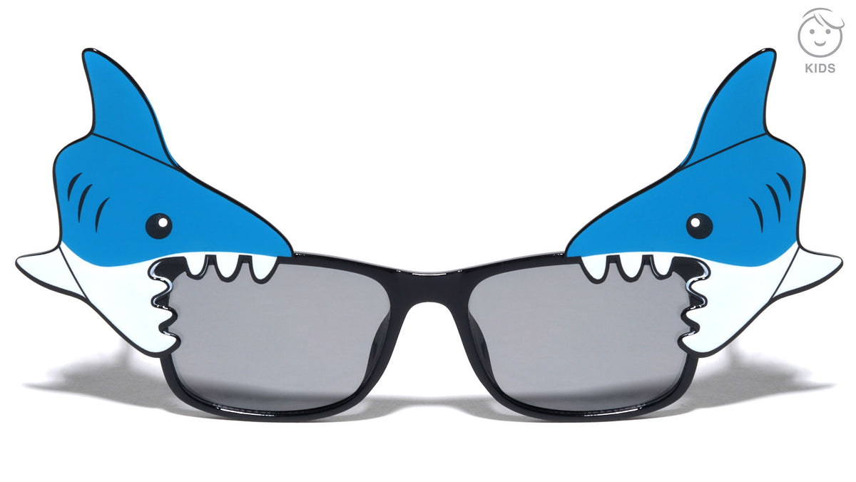 Kids Shark Corners Square Wholesale Sunglasses