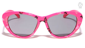 Kids Frame Print Retro Cat Eye Wholesale Sunglasses