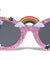 Kids Round Rainbow Unicorn Wholesale Sunglasses