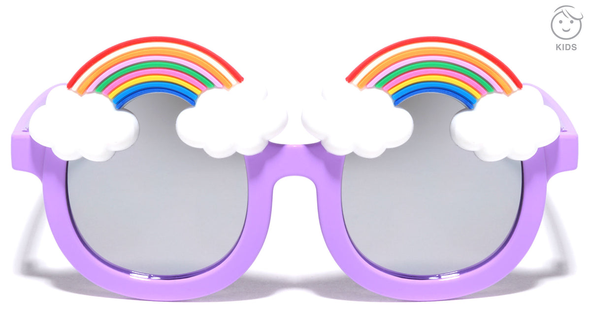 Kids Round Rainbow Wholesale Sunglasses