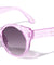 Kids Crystal Color Glitter Round Cat Eye Wholesale Sunglasses