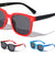 Polarized Flexible Kids Retro Square Duotone Frame Wholesale Sunglasses