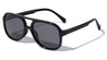 Polarized Flexible Kids Retro Aviators Duotone Frame Wholesale Sunglasses