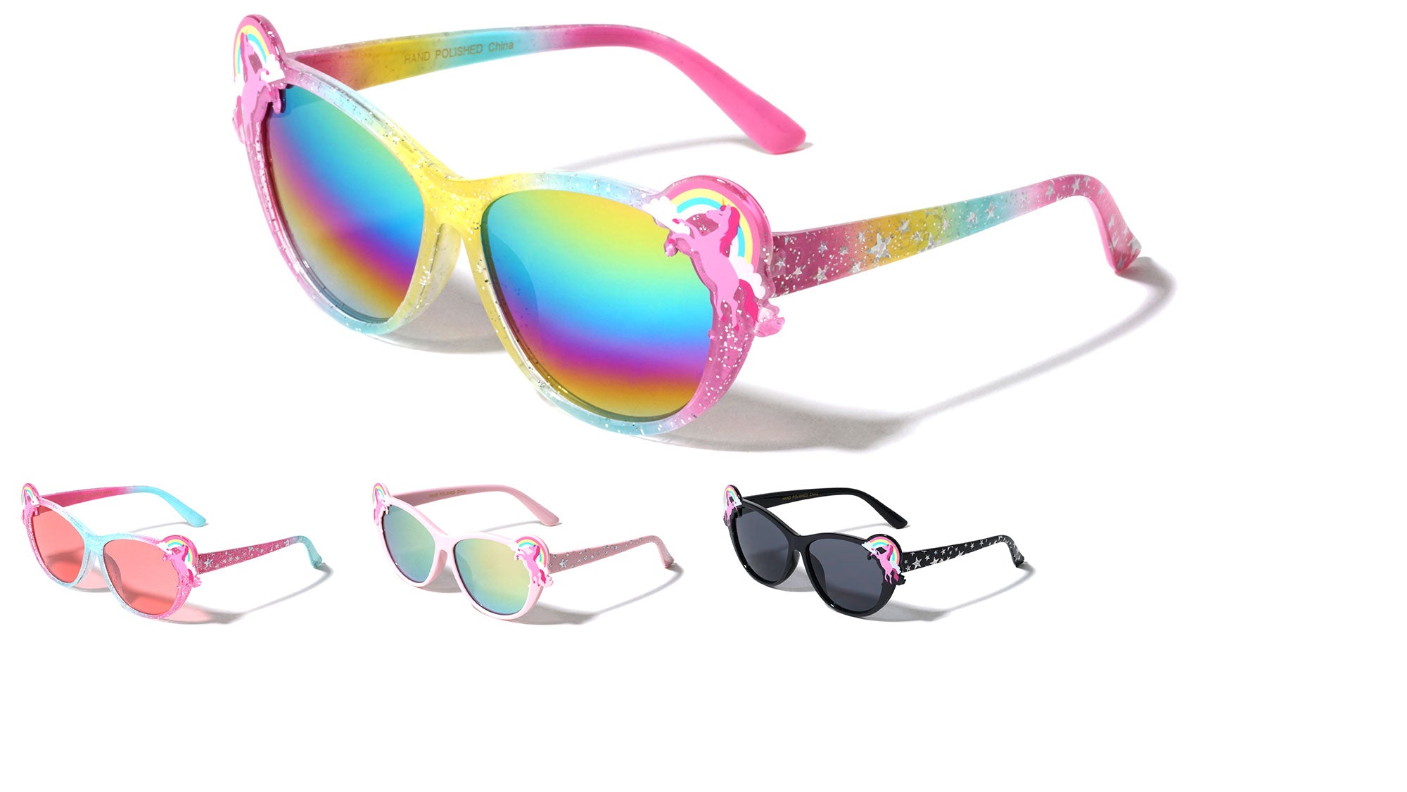 Sunglass La Novelty Rainbow Unicorn Sunglasses
