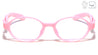 Kids Blue Light Blocking Pink Oval Wholesale Eyewear