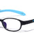Kids Blue Light Blocking Blue Round Rectangle Wholesale Eyewear