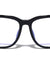 Kids Blue Light Blocking Squared Classic Black Wholesale Eyewear