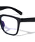 Kids Blue Light Blocking Squared Classic Black Wholesale Eyewear