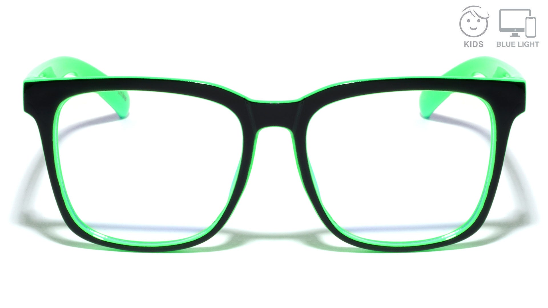 KBL906-GREEN Kids Blue Light Blocking Wholesale Eyewear Frontier
