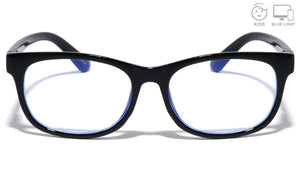 Kids Blue Light Blocking Black Classic Wholesale Eyewear