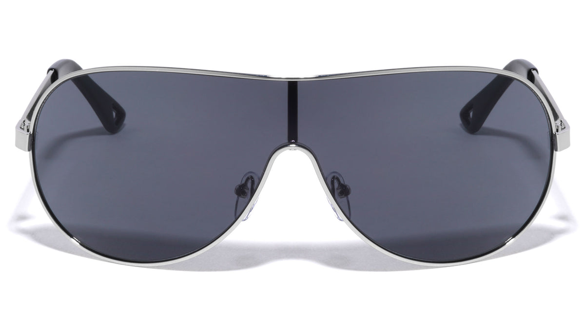 KHAN Solid One Piece Lens Wholesale Bulk Sunglasses