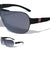 KHAN Solid One Piece Shield Wholesale Sunglasses