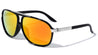 KHAN Aviators Metal Top Bar Color Mirror Wholesale Sunglasses