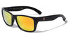 KHAN Side Frame Shield Color Mirror Classic Square Wholesale Sunglasses