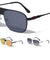KHAN Aviators Flush Grille Wholesale Bulk Sunglasses