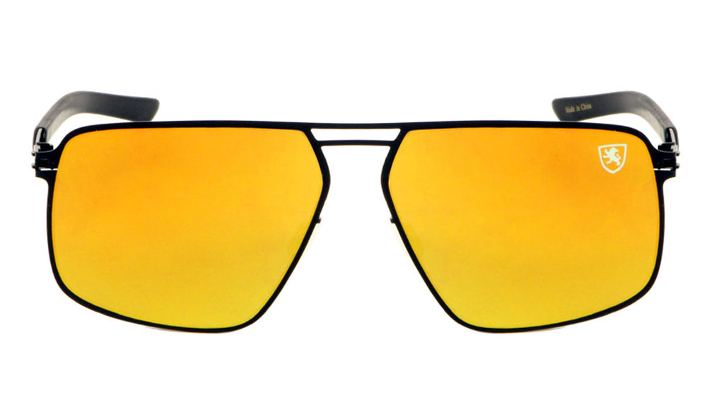 KHAN Wholesale Flat Top Bridgeless Sunglasses
