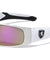 KHAN Wide Rounded Rectangle Color Mirror Sports Wholesale Sunglasses