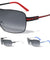 KHAN One Piece Shield Race Stripe Sunglasses Wholesale