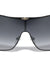KHAN One Piece Shield Race Stripe Sunglasses Wholesale